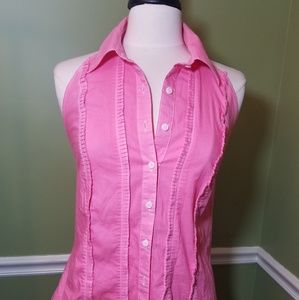 Button Down Refashioned Shirt.